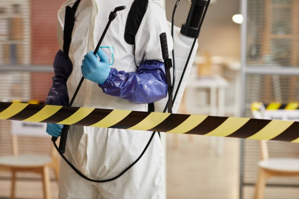 Professional Biohazard technician working in Pompano Beach, FL